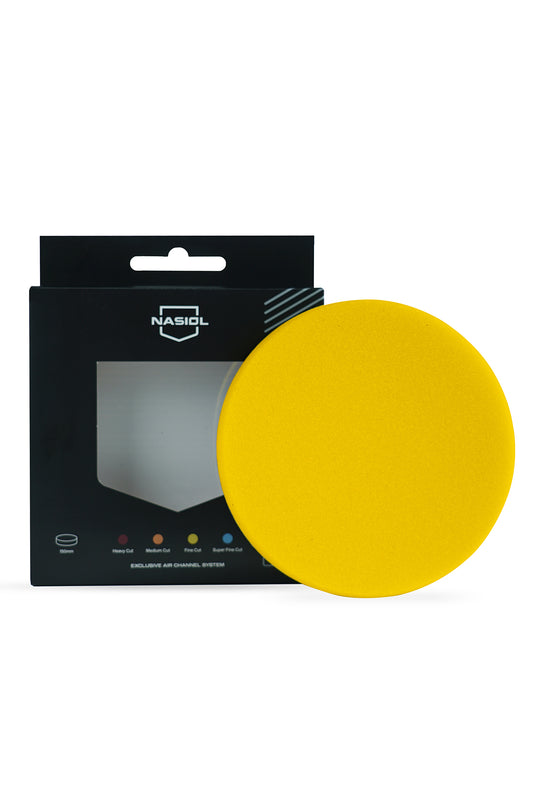 Nasiol 6-inch Yellow Fine Cut Foam Polishing Pad